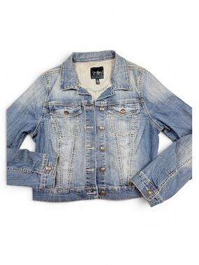 Y2K Jessica Simpson Light Blue Denim Jean Jacket